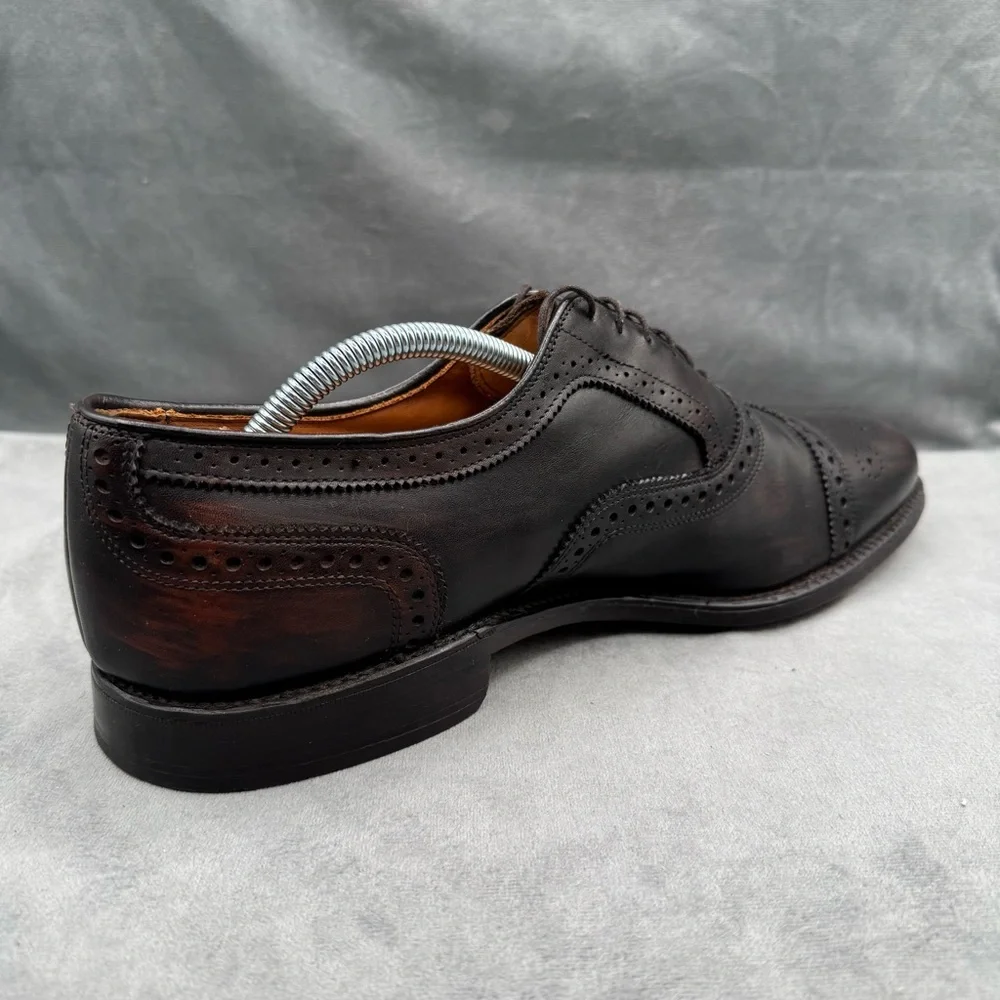 Allen Edmonds Rutland Men’s 11.5 (Narrow)‎ Dark Brown Walnut Wingtip Dress Shoes
